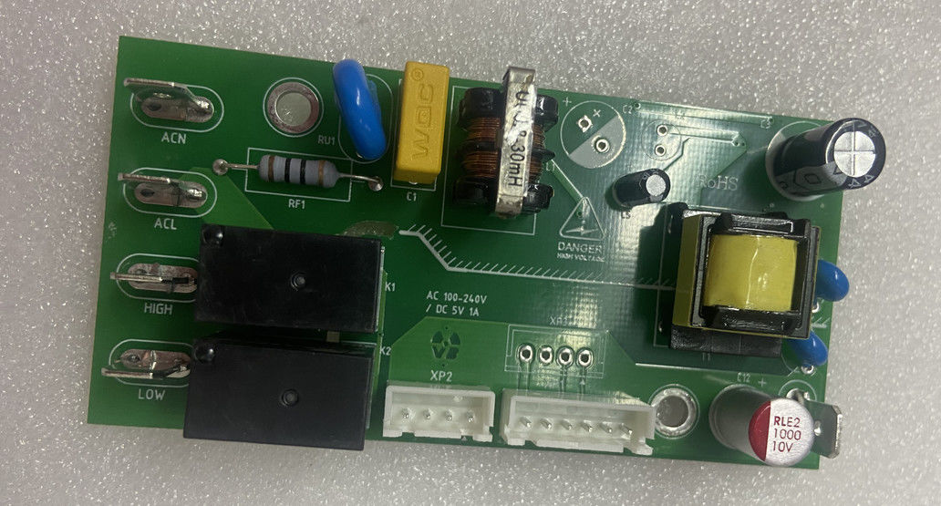 1.0mm PCBA 15V 3A FR4 PCB SMT DIP Assembly Heating Fan Power Supply Board