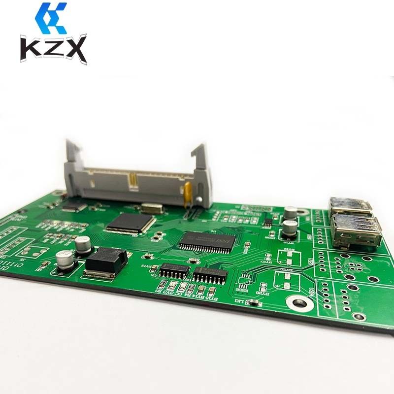 White Solder Mask Electronic Single Sided Board Assembly