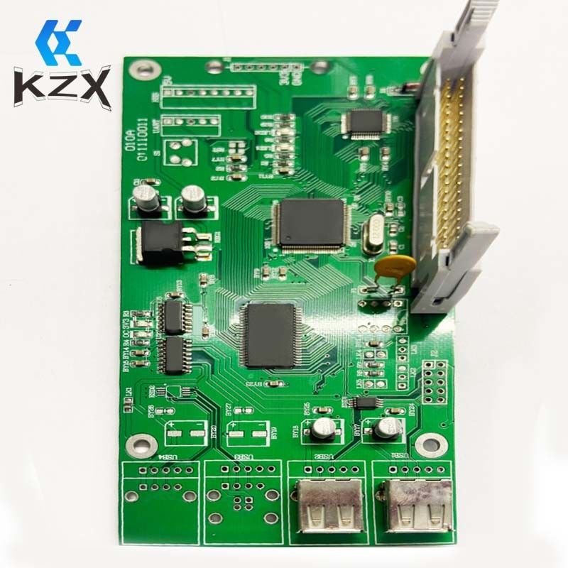 White Solder Mask Electronic Single Sided Board Assembly